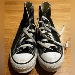 Converse Chuck Taylor All Star High Top Sneakers Black Youth Size 3